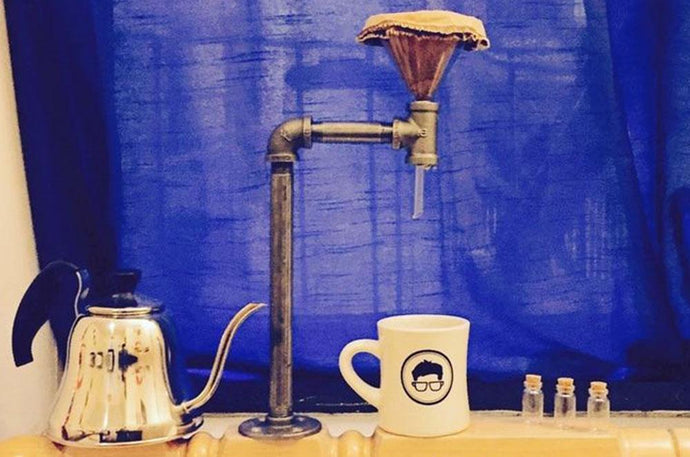 DIY: Iron Pipe Coffee Pour Over