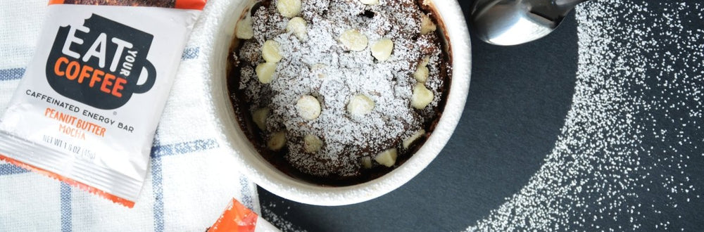 Recipe: Double Peanut Butter Mocha Mug Cake - Eat Your Coffee
