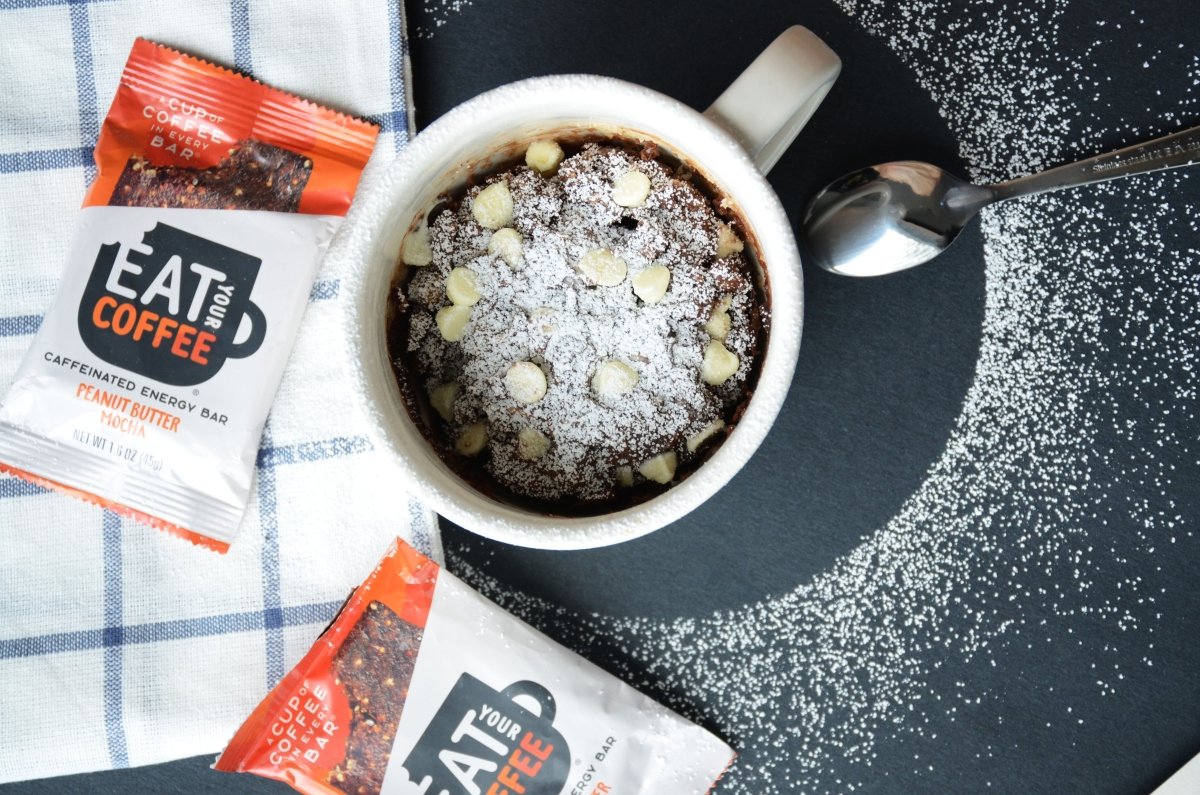 Recipe: Double Peanut Butter Mocha Mug Cake