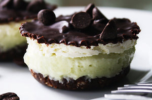 Recipe: Mini Mocha Matcha Cheesecake - Eat Your Coffee