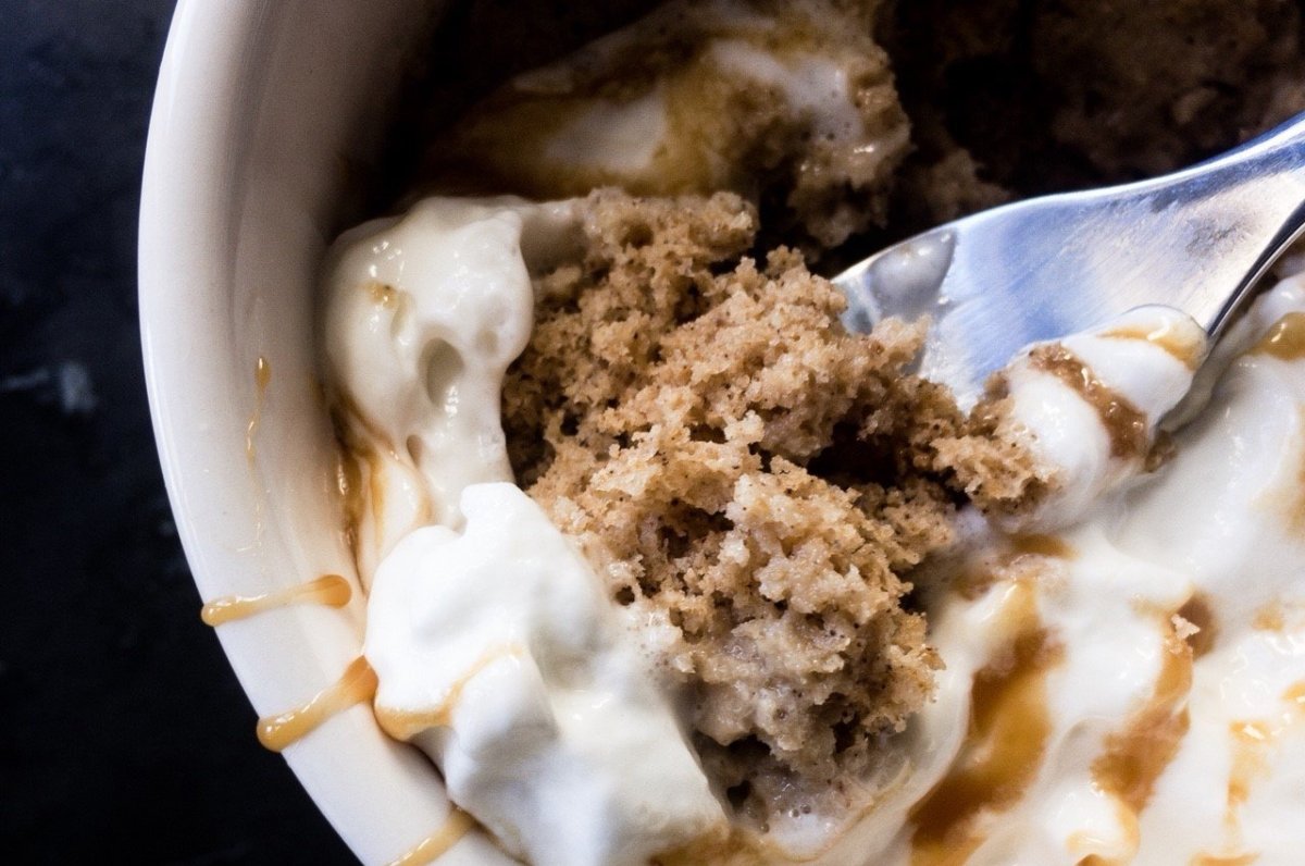 Salted Caramel Macchiato Mug Cake