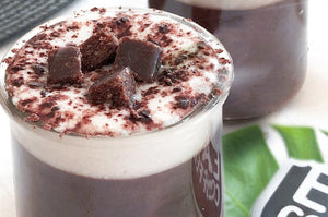 Recipe: Vegan Silken Chocolate Pudding with Coconut Whipped Cream and Fudgy Mocha Latte Bites - Eat Your Coffee
